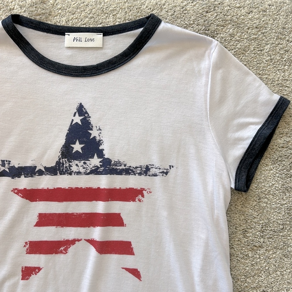 American Flag Short Sleeve Tee - Picture 4 of 7